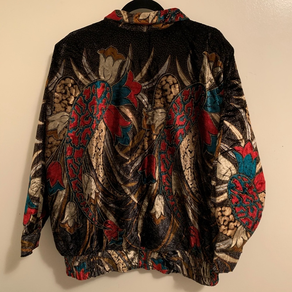 Colorful Velvet Jacket - Picture 2 of 8